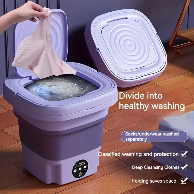 MOMMED 11L Foldable Portable Washing Machine
