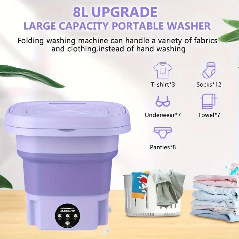 MOMMED 11L Foldable Portable Washing Machine