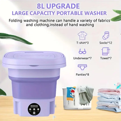 MOMMED 11L Foldable Portable Washing Machine