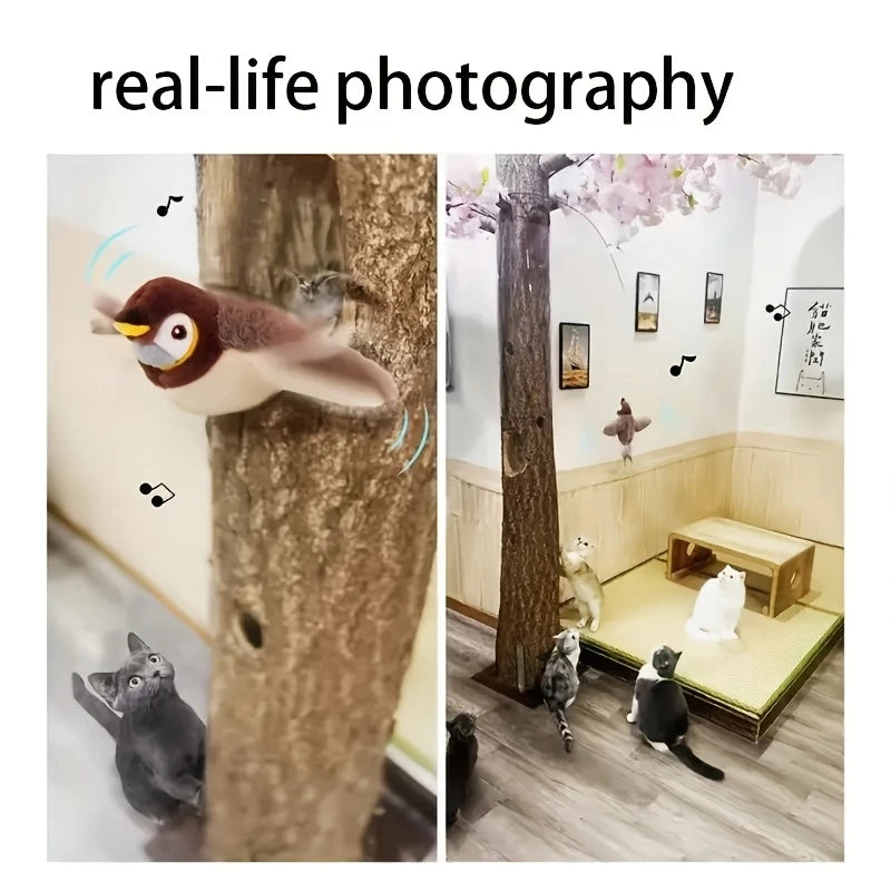 Flying Bird Cat Toy – Interactive Pet Entertainment