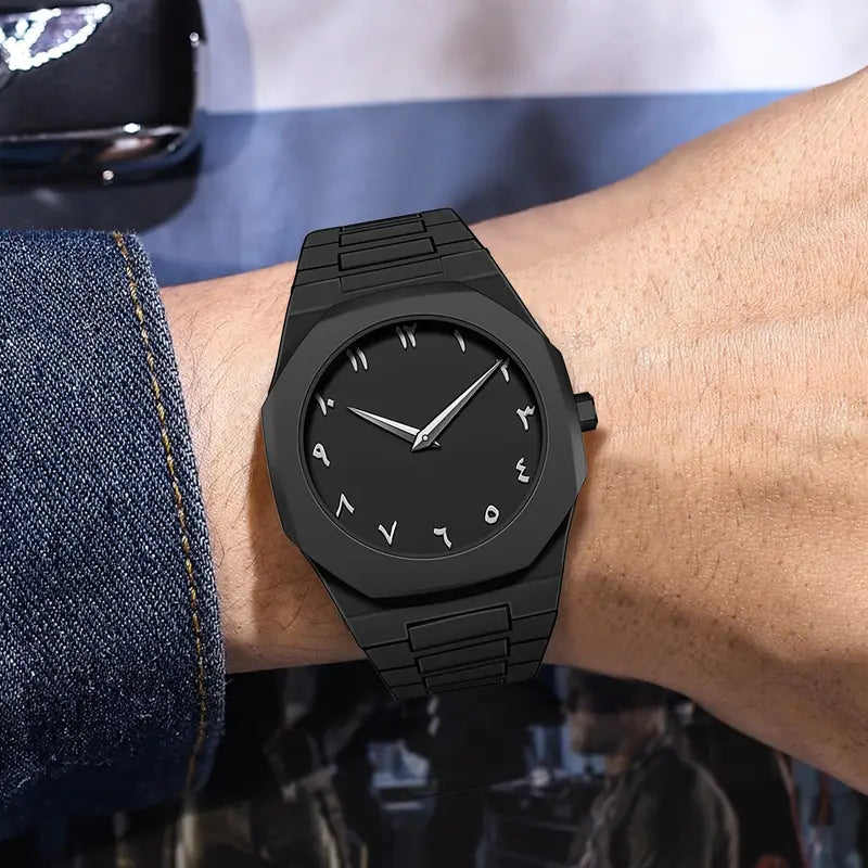 Black Aura Watch – Minimalist Luxury Timepiece