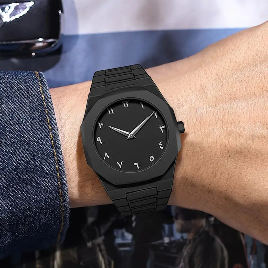 Black Aura Watch – Minimalist Luxury Timepiece