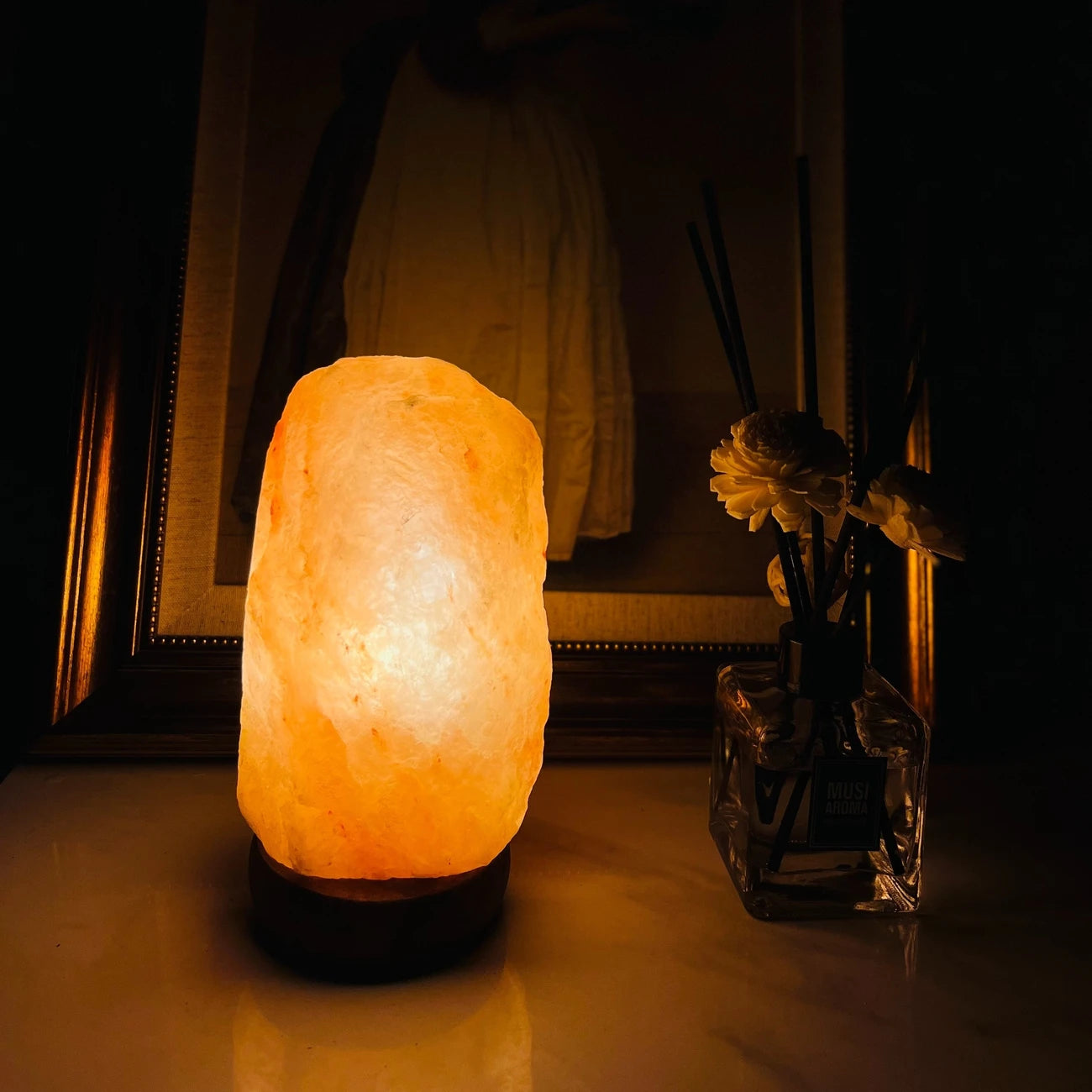 Himalayan Salt Lamp – Natural Crystal USB Night Light