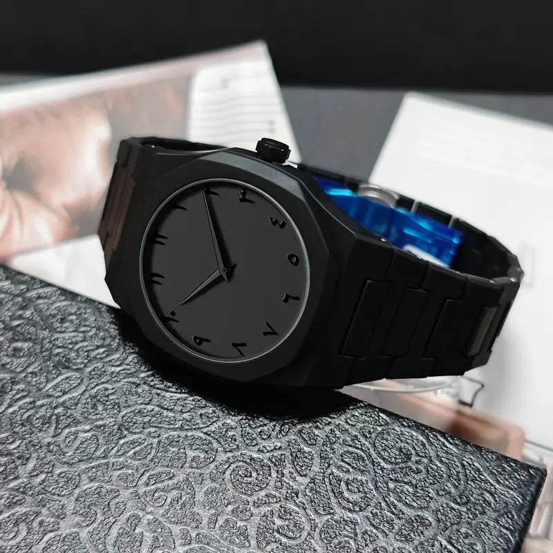 Black Aura Watch – Minimalist Luxury Timepiece