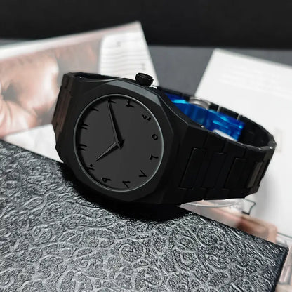Black Aura Watch – Minimalist Luxury Timepiece