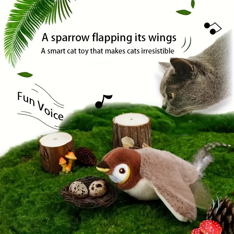 Flying Bird Cat Toy – Interactive Pet Entertainment