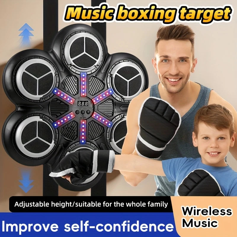 6-Button Smart Music Boxing Wall Target