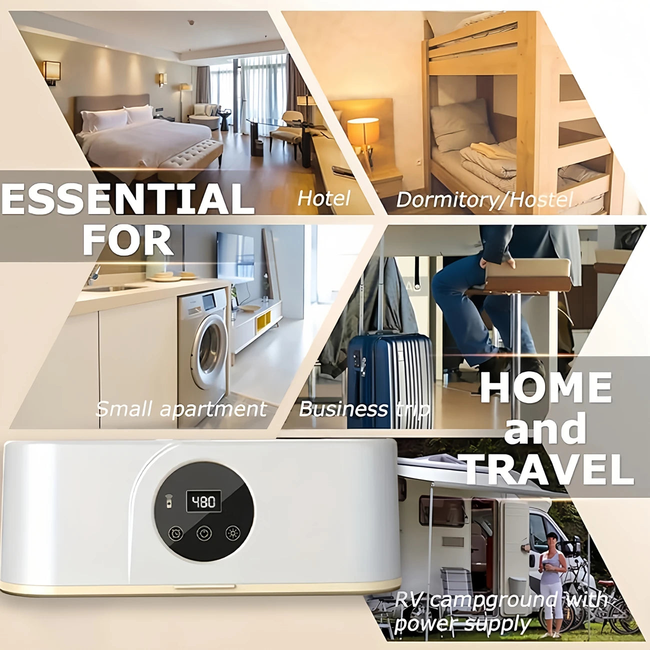 🌀 Portable Foldable Clothes Dryer – Fast Drying