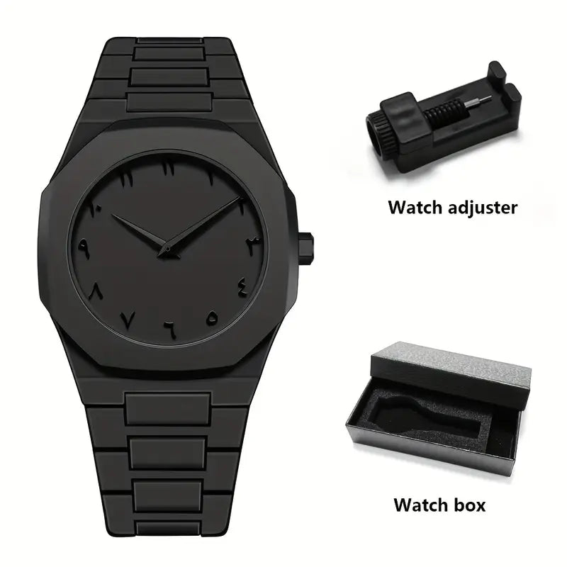 Black Aura Watch – Minimalist Luxury Timepiece