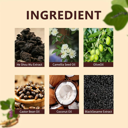 Natural Black Hair Shampoo Soap – For Men & Women