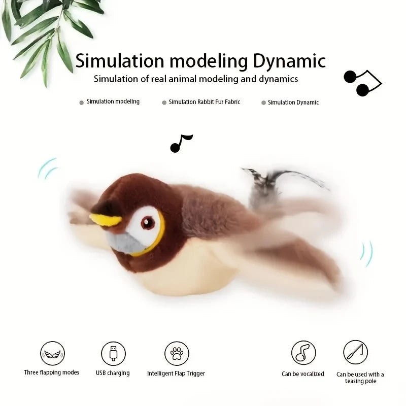 Flying Bird Cat Toy – Interactive Pet Entertainment
