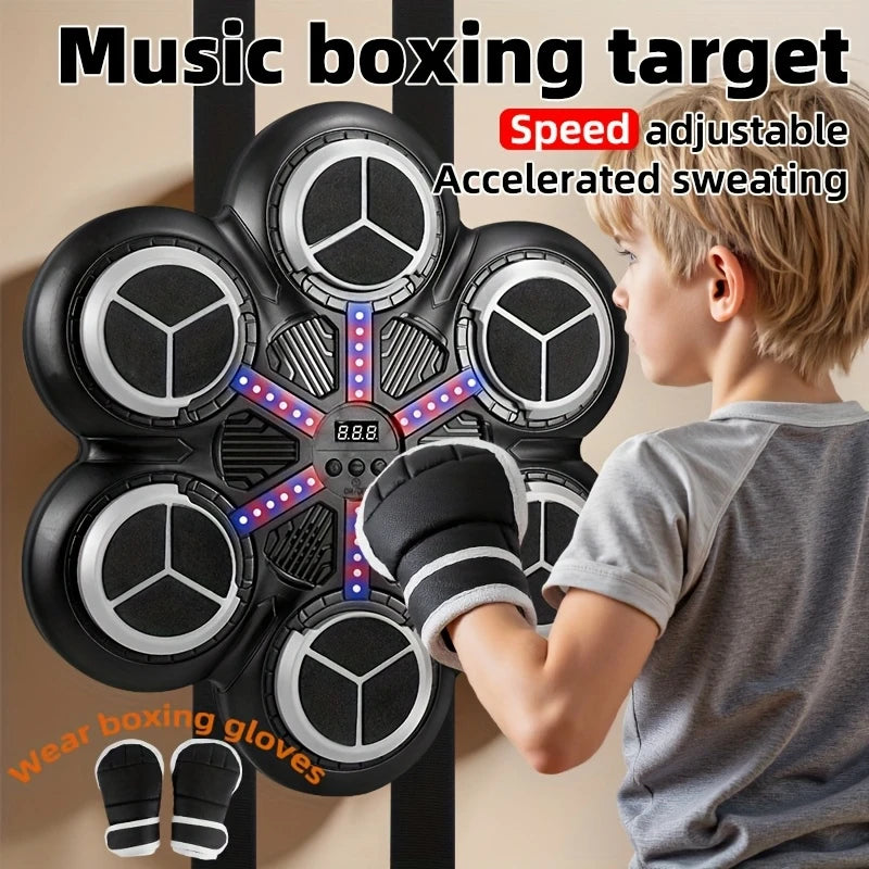 6-Button Smart Music Boxing Wall Target